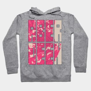 Aberdeen, Scotland City Map Typography - Blossom Hoodie